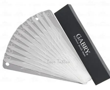 Augenbrauendesign Fächer PMU Faecher 12 Typen Marke GABRY