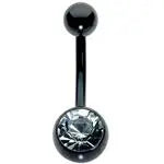 Bananen Bell Black Cristall Zirkonia