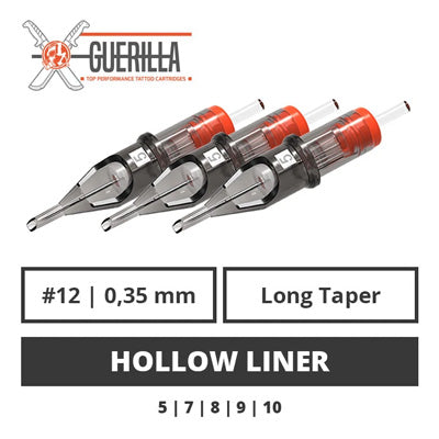 Guerilla Tattoo Nadelmodule - 10 Hollow Liner 0,30 mm LT Tattoobedarf Loeffler