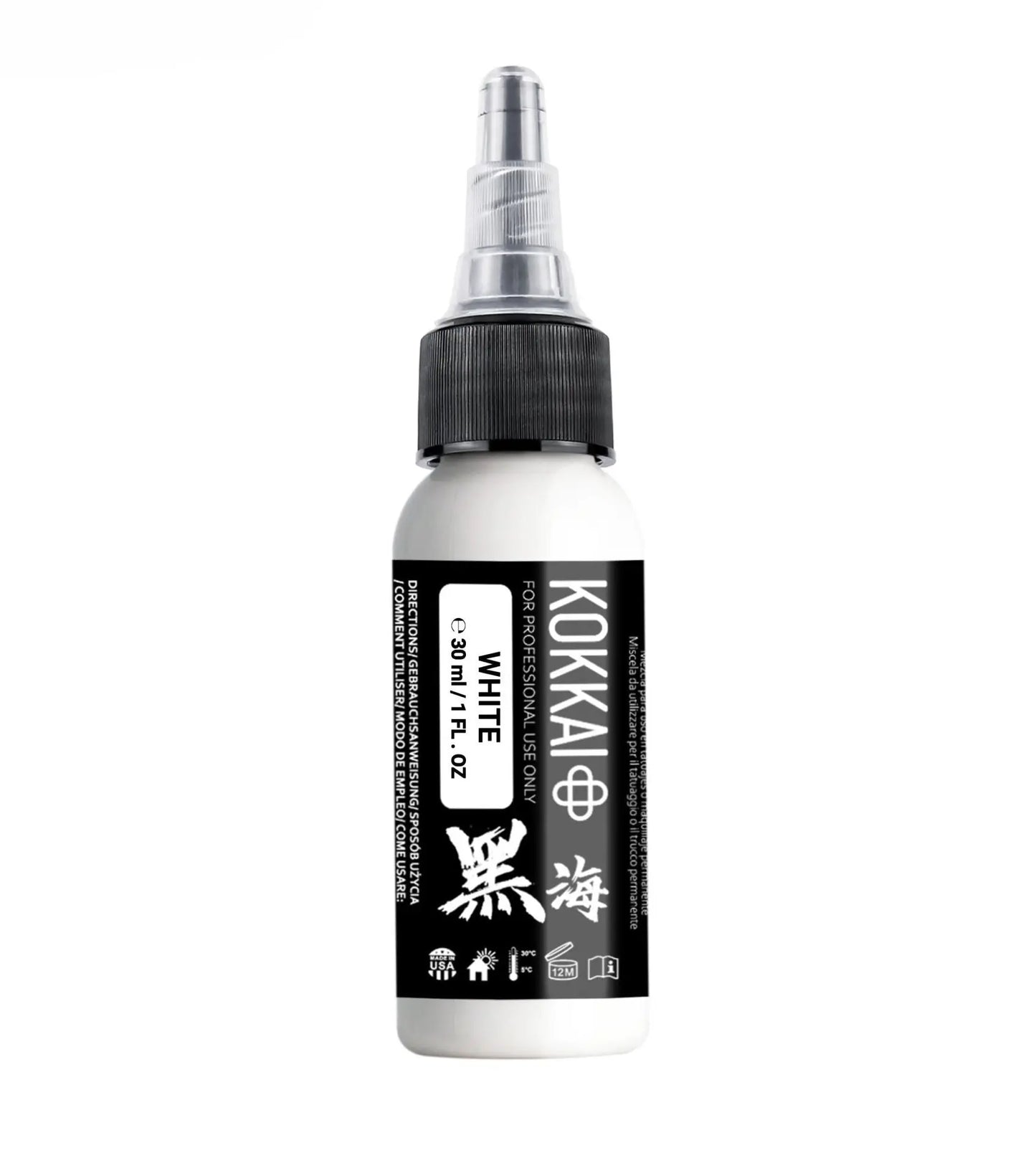 Kokkai-Ink-Tattoofarbe-REACH - White