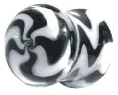 PIREX PLUGS BLACK & WHITE Shop Tattoobedarf