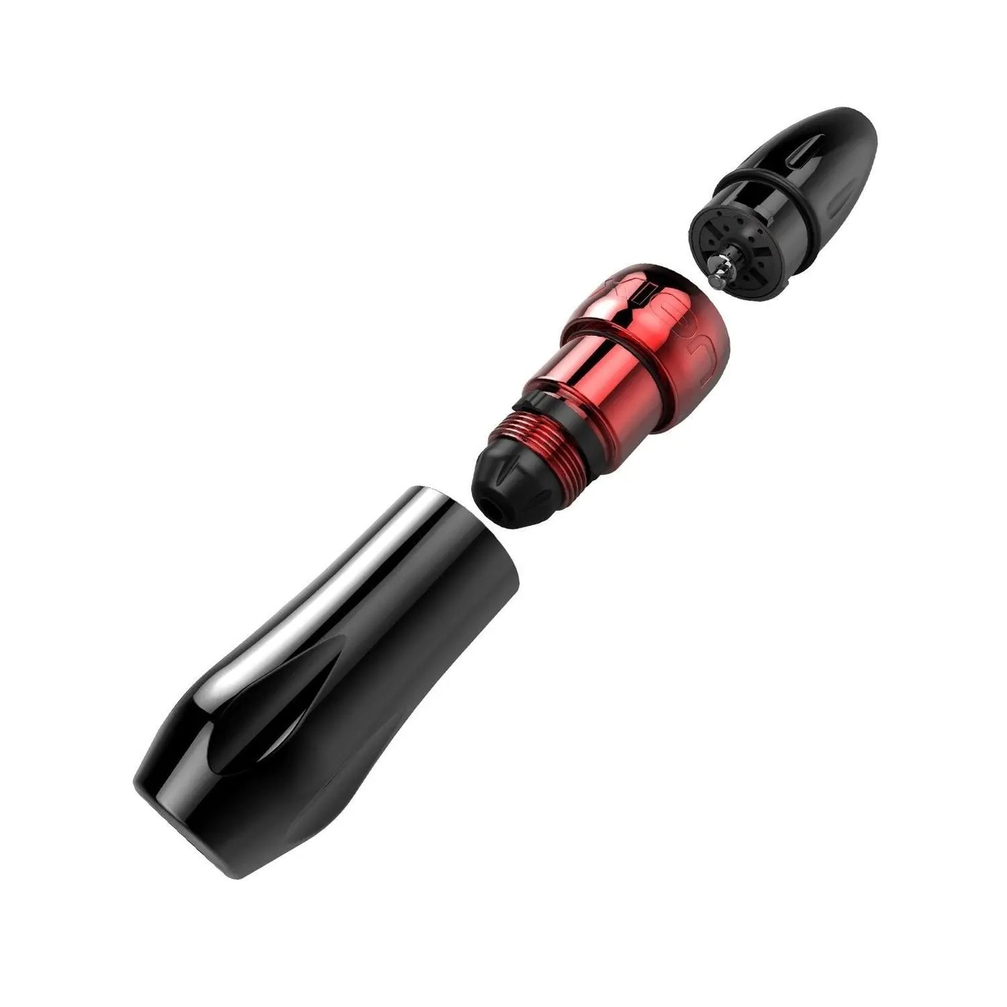 Spektra Xion Rotary-Maschine - Schwarz-Rubinrot4