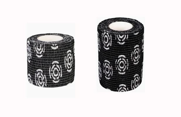 Tattoo Griff Bandagen Selbsthaftend Schwarz