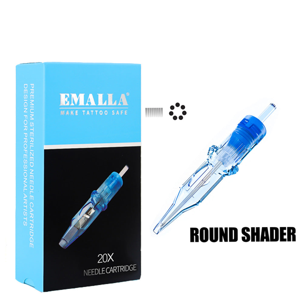 Emalla Rund Shader - Shop Tattoobedarf