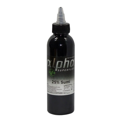 ALPHA superfluid 25% Sumi Tattoo Farben