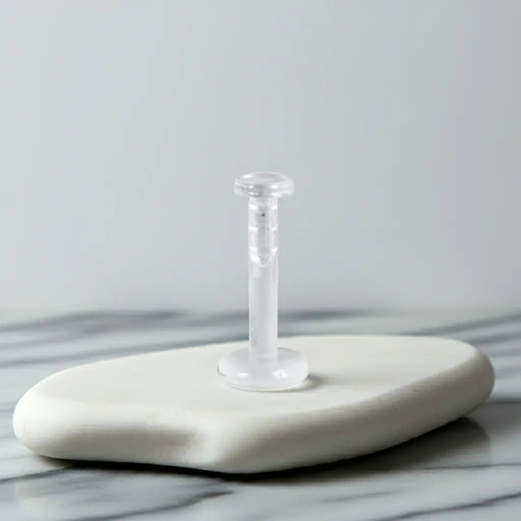 BIOPLAST int. CLEAR LABRET RETAINER head 2.5mm