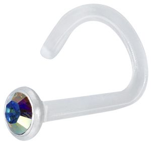 BIOPLAST CLEAR JEWEL NOSESTUD 1_2mmAB