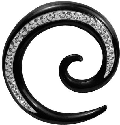 CRYSTAL HORN SPIRAL SIDE Shop Tattoobedarf