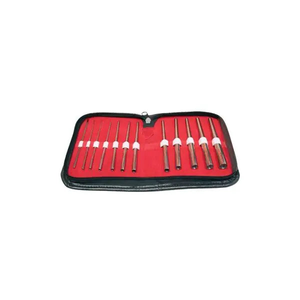 Einsetzer im Etui aus sterilisierbarem Edelstahl