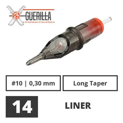 Guerilla Tattoo Nadelmodule - 14 Liner Long Taper
