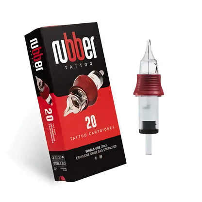 Rubber 09 Rund Liner Long / Medium Taper - Shop Tattoobedarf