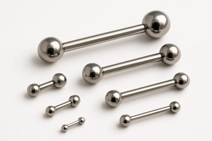 Barbell Piercingschmuck aus titan 