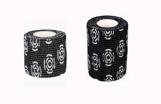 Tattoo Griff Bandagen Selbsthaftend Schwarz
